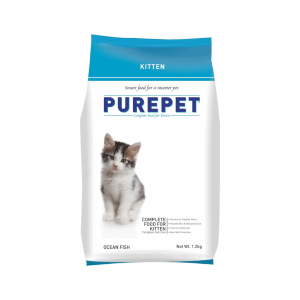 Purepet Kitten Dry Cat Food | 1.2kg | Ocean Fish Flavour