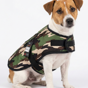 Smarty Pet Army Print Cat Dog Winter Coat Jacket | Camouflage Windproof Pet Apparel | Warm Cozy Insulated for Cold Weather | Adjustable | Comfortable, Outdoor & Indoor Use