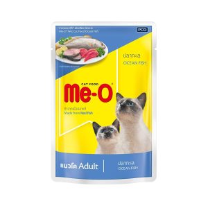 Me-O Wet Pouch Adult cat Food | 80g | Ocean Fish Flavour meo