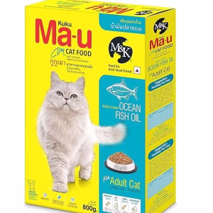M&K Ma-u Adult Cat Dry Food | 800g | Ocean Fish Oil Flavour | mau food