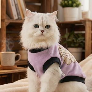 Smarty Pet Kitten Outfit | Pet Apparel | Lavender Colour