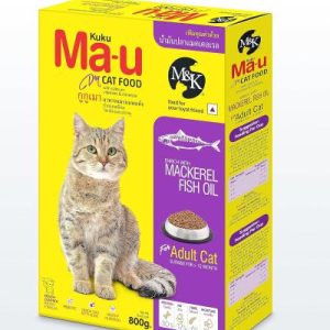 M&K Ma-u Cat Adult Pet Food | 800g | Mackerel Fish Oil Flavour | mau food