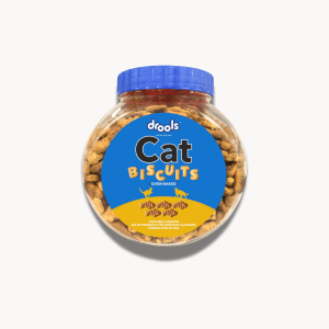 Drools Real Chicken Cat Biscuits | 110gm | Treats Jar | All Life Stages