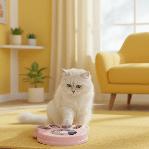 Cat & Dog Puzzle Toys | Interactive Brain Games Puppy Treat Toy for Boredom | Non-Slip Slow Feeder Pet Bowl Food Dispenser | Stimulation IQ Training Box Small Medium Large Smart Dogs Cats