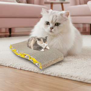 Pets Cat Scratcher | Scratching Pad Recyclable Corrugated Scratch Toy with Wave Shape