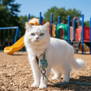 Leash for Cats | Mint Green