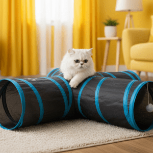 Nunbell 3-way Cat Tunnel | Colour May Vary