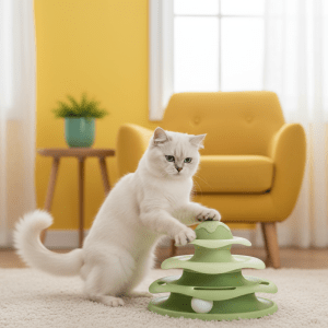 Tower Of Tracks Cat & Kitten Toy