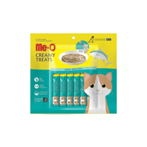 Me-O Creamy Cat Treats | Pack of 20 | Tuna Bonito | 300g | meo