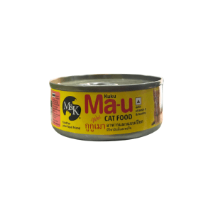 M&K Ma-u Cat Food | Pate Chicken & Tuna Red Meat | Cat Wet Tin Food