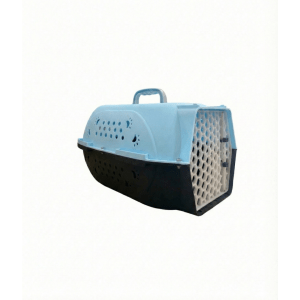 Pet Carrier | Small Size | Portable Airline Pet Carrier for Cats, Puppies and Kitten | Crate | Blue Colour