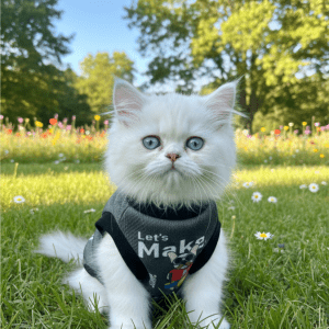 Smarty Pet Summer Rib T-Shirt for Kittens | Size 8