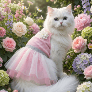 Pink Dress For Cats